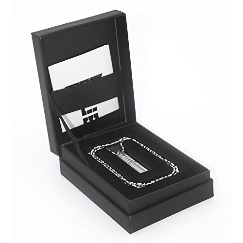 Wuben G339 Mini-Taschenlampe Leistungsstarke 130 Lumen Wasserdicht wiederaufladbar per USB zoombarer Spot 2 Modi XP-G2 LED Edelstahl versilbert - 9