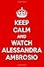 Produktbild Keep Calm And Watch Alessandra Ambrosio: Alessandra Ambrosio Designer Notebook