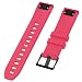 Produktbild Altsommer 22mm für Garmin Fenix 5 Plus Silikon Sportarmband Uhrenarmband Erstatzband Easy Fit Edelstahl mit 2 SchraubendreherFaltschließe Uhr Armband Sportlich für Damen Herren (Hot Pink)