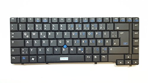 Preisvergleich Produktbild Schwarz - DEUTSCHE ( GR ) - QWERTZ Tastatur mit Trackpoit , Stickpoit kompatibel mit P / N : K070502B1 GR Compal P / N : PK1300Q05A0 CT : B710100LWVI1JV SPARES 446448-041 444097-041 / MP-06806D09698Z
