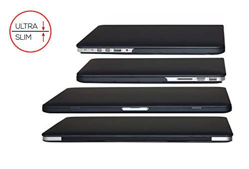 Silmo Ultra Slim H  lle f  r Macbook Pro 13 Zoll  ab Ende 2012 bis Mitte 2016  Modell A1502 A1425   schwarz