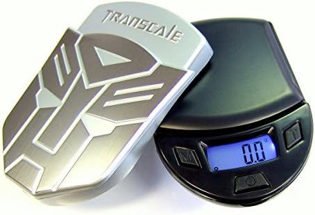 Transscale Design Digital Scale Accuracy of 0.1 g up to 500 g Pocket Scale Accurate Scales Gold Scales Table Scales with Plastic Weighing Surface for Letters