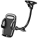 Price comparison product image Car Phone Holder, Mpow Windscreen Car Phone Mount with Extra Dashboard Base and Long Flexible Arm Windshield Car Cradle for iPhone Xs Max Xs Xr X 8 7 6s Plus Samsung S10 S9 S8 HTC Sony LG and Others