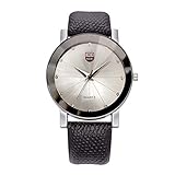 Armbanduhr, modisches Accessoire, Casual Unisex, Quarz, analog, Krokodil-Band, Party-Armbanduhr