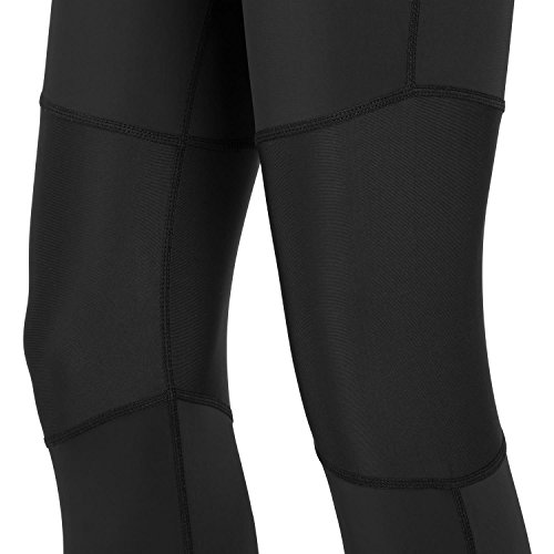 CAPITAL SPORTS Beforce Kompressions-Unterwäsche Funktionsunterwäsche Sport Oberteil und Unterhose lang für Männer und Frauen (Laufunterwäsche, in den Gößen XS, S, M, L, trägt Feuchtigkeit nach außen) schwarz - 4