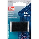 elastischer faden für schmuck o 0,5 mm x 20 m, schwarz Prym Nähgarn elastisch 0,5 mm 20 m schwarz
