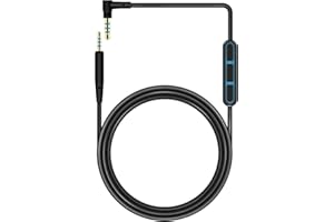 HENGYUE Cavo audio sostitutivo Cavo QC25 Cuffie sostitutive Controllo volume con microfono in linea Bose QuietComfort 25 /Soundtrue/Soundlink /QC35 ii OE2 AE2 QC15 Cuffie in-ear.