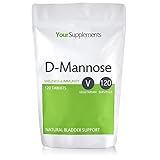 D-Mannose Tablets | 1000mg X 120 | Double Strength | A Natural & Safe Way To Clear Cystitis and UTIs