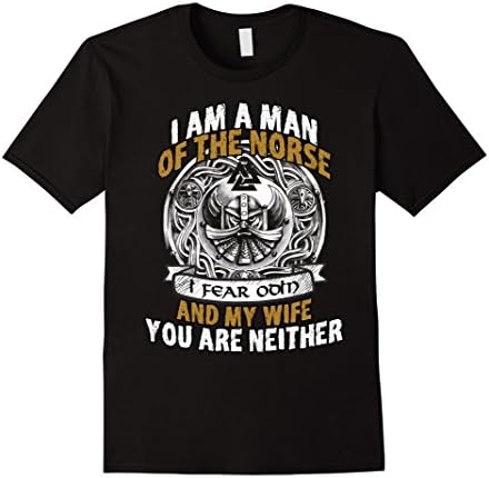 I Am A Man Of The Norse - Cool Viking T Shirt Male XL Black