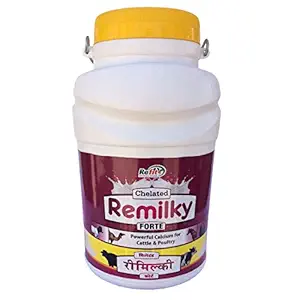 REFIT ANIMAL CARE Veterinary Chelated Calcium for Cattle, Cow & Buffalo, 5 LTR, Remilky Forte, 1 Piece