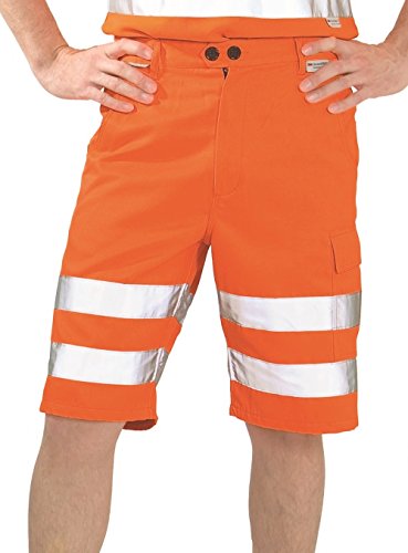 2015 Planam Warnschutz-Shorts uni orange