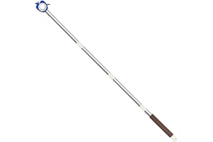 KALEXION Fenstergriff Verlängerung mit Stockhaken für Dachfenster - Fensteröffner Stange mit Haken, Dachfenster Stange zum Öffnen, Fensteröffner mit Dachhaken für Dachfenster Rollos und Window Blinds