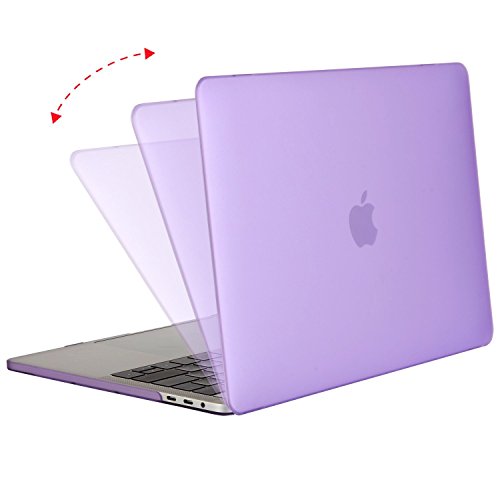 MOSISO MacBook Pro 13 Hülle 2016 – Ultra Slim Hochwertige Plastik Hartschale Tasche Schutzhülle Snap Case für NEUESTE MacBook Pro 13 Zoll (2016 Freisetzung) A1706 / A1708 mit/ohne Touch Bar and Touch ID, Helles Lila - 4