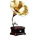 Produktbild HYSGYP Retro Dekoration Verziert Hauptwohnzimmer-Wein-Kabinett-Eisen-Plattenspieler-Modell-Anordnung Tuba Statuen