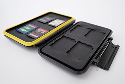 Ares Foto® MC-SD8 Speicherkarten Schutzbox / Memory Card Case / Card Safe / für 8 Stück SD Karten – New Edition 2017 for 8 SDHC Cards - 6