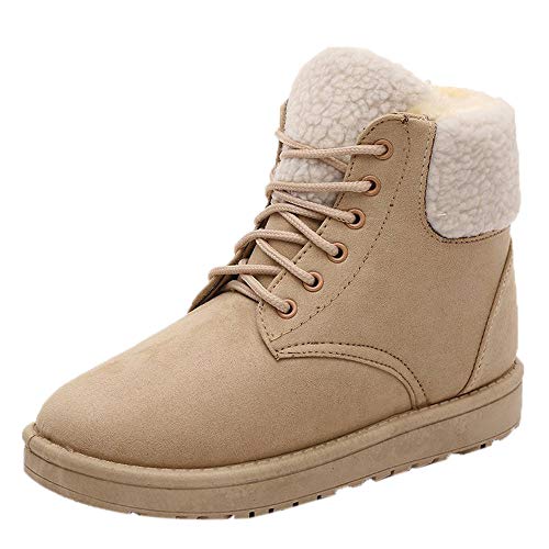 Preisvergleich Produktbild WWricotta Damen Winterschuhe Schneeschuhe Schnürschuhe Warme Schuhe Schneestiefel Outdoor Freizeitschuhe Bootsschuhe Plateauschuhe Sneakers