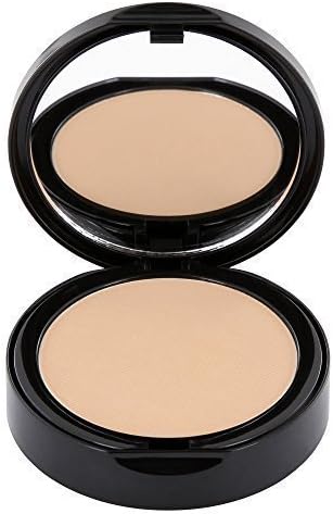 Professional mineral powder, pressed, with highly-prized zinc, talc free, Make-up for all skin types with high coverage - color: dark (PC6)