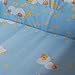 "Honey Bee" Baby Wooden Playpen with Mattress and Bumper-100x75cm in Blue
