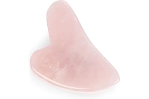 ESPA | Rose Quartz Gua Sha Tool | Ancient Chinese Massage Therapy | Reduce Puffiness, Eases Facial Tension & Revitalises Skins Radiance | Heart-Shaped to Fit Contours of Face