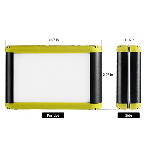 Ustellar LED Camping Lampe USB Wiederaufladbare Camping Laterne, 5200mAh Powerbank mit USB-Kabel, 3 Leuchtmodi Dimmbar, LED Campinglampe Arbeitsleuchte für Reise, Wandern, Zelte, Zuhause, LED Arbeitsleuchte - 3