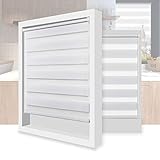 ☾Material☽: Das Rollo ist aus 100% Polyester, leichte zu pflegen, lichtecht, Sicht- und Blendschutz, Sonnenschutz. Der Stoff des Rollos wird mit Heißschneidetechnologie geschnitten. Es gibt keine Flusen und keine Abnutzung nach langen Gebrauch.