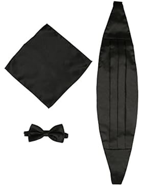 Lower East Herren Kummerbund LE224, Schwarz (Schwarz), One size