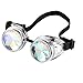 Produktbild Byqny Persönlichkeit Regenbogen Prisma Diffraktion 3D Brille Cosplay Steampunk Cyber Kaleidoskop Mosaik Gläser