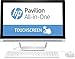Produktbild HP Pavilion (24-b251ng) 60,45 cm (23,8 Zoll / FHD-IPS Touchscreen) All-in-One Desktop PC (Intel Core i7-7700T, 16 GB RAM, 2 TB HDD, 128 GB SSD, NVIDIA GeForce 930MX, Windows 10 Home 64) weiß