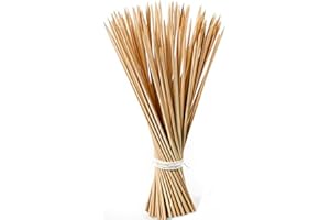 Novatool 100 varillas de 70 cm x 6 mm I natural I para enredaderas tomates varillas de bambú para plantas orquídeas