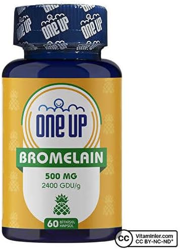 One Up Bromelain 60 Kapsül