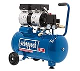 kompressor silent master EINSATZBEREICH: Mit seinem 24 Liter Kessel und seinen 120 L/min Ansaugleistung verfügt der Kompressor stehts über genügend Reserven für Anwendungen in Haus und Garage. Durch 2 Schnellanschlusskupplungen kann der Kompressor je nach Bedarf einfach umgerüstet werden. Der Luftkompressor enthält ein hochwertiges und ölfreies Aggregat mit Motorschutz und Anlaufentlastung.