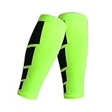 Protección perfecta de pantorrillas: utilizando las mangas de las piernas durante la carrera, te reduzca los calambres en las pantorrillas, reduzca la fatiga, stabilisez los músculos, reduce los dolores musculares, dé del apoyo a pantorrillas y evite las heridas.