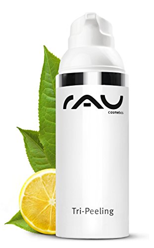 RAU Fruchtsäurepeeling und Enzympeeling 50ml, hochwirksames Gel Peeling mit Anti-Aging Wirkstoff Weisser Tee und dem enzymatischen Wirkstoff der Papaya – Tri Peeling – 3-fach Wirkung - 2