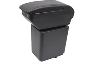 KAERGK Pour Peugeot Partner tepee Accoudoirs Boîte de rangement centrales Consoles main avec porte gobelets 4 ports de charge USB nori