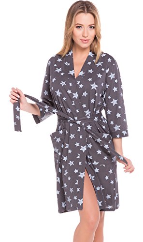 Italian Fashion IF Damen Morgenmantel Comet - 3