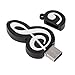 Produktbild USB 2.0 U-Disk - SODIAL(R)USB 2.0 Stick Cute Cartoon Speicher Stick Musik Notes Symbol USB 2.0 Speicher externer USB Flash Laufwerk Memory Stick 16G