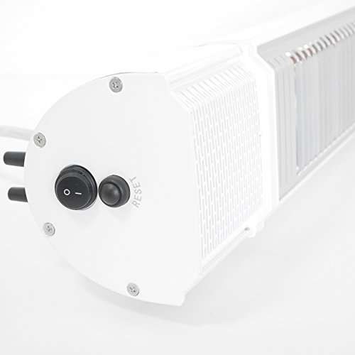 VASNER Appino BEATZZ Infrarot-Heizstrahler, Terrassenstrahler dimmbar 2000 W, Bluetooth, LED Backlight Licht, Musik-Lautsprecher Außenbereich, weiß - 2