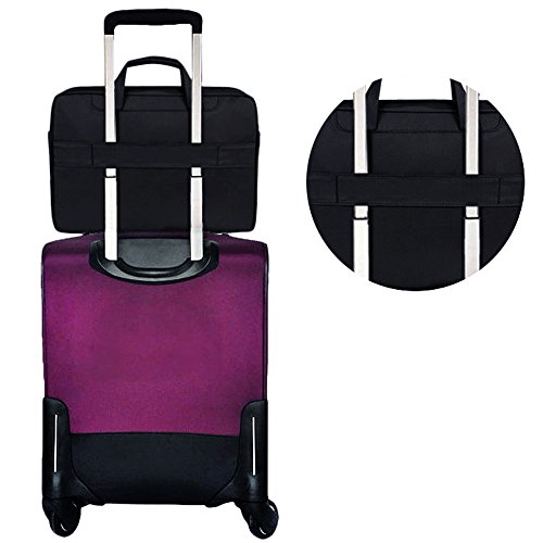 Laptop Tasche, XGUO 14 Zoll Laptop Tasche Mit Shockproof Pad Für Surface Pro Surface Book Macbook Sleeve Hülle Schultertaschen Tablet mit einer Bildschirmdiagonale von 35,8 CM(14 Zoll, Schwarz) - 7