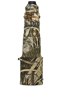 LensCoat Cover Camouflage Neoprene Lens Cover Protection Nikon 500 F/4 FL VR, Realtree Max4 (lcn500flm4)