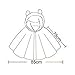 DINGANG Kids Baby Bathrobe Cute Animal-Shaped Hooded Warming Wrap Blanket,0-6 year