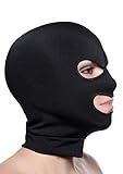 Master Series Black Facade Hood with Eye and Mouth Holes