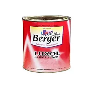 Berger 000432 Enamel Paint, Black Gloss Finish 4L