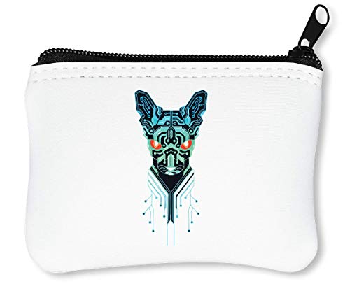 Preisvergleich Produktbild Motherboard Cat Reißverschluss-Geldbörse Brieftasche Geldbörse