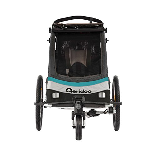 QERIDOO Kinderfahrradanhänger Sportrex1 Transportwagen Handwagen - 3