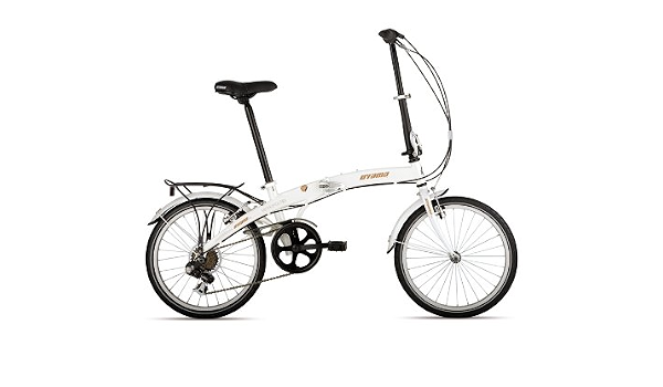 OYAMA Metropolitan - Bicicletta Pieghevole Bianca per Adulti : Sport e  tempo libero
