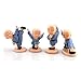 Produktbild Kbsin212 4 Stück Solar Figur Auto Solarfigur Harz Solar Figur Solar Schaukel Puppe Kung Fu Mönch Auto Dekoration Solar Auto Innendekoration Ornament