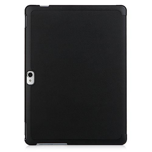 iHarbort® Huawei MediaPad M2 10.0 Hülle – Ultra Slim Leder Tasche Hülle Etui Schutzhülle Für Huawei MediaPad M2 10.0 Zoll Case Cover Holder, Mit Sleep / Wake-Up-Funktion,(Huawei MediaPad M2 10.0, Schwarz) - 3