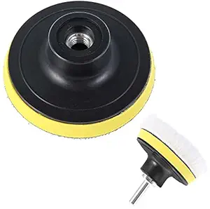 DIY Crafts (Sale Only Backer Pad) Sponge Polishing Waxing Buffing Pads Felt Car Polisher for Auto Polishing Buffing Shining Cleaning (Only Backer Pad) (1 Pc, 6