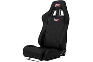 GT OMEGA Racing XL RS Seat | Ultimate Comfort & Support | Extra Leg Room | Sim Racing Enthusiast's Choice