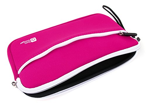 Robuste Schutz-Tasche mit Zubehörfach in Pink und Auto-Ladegerät mit Micro-USB für 5″ und 7″ Vtech Max Kinder-Tablets - 3